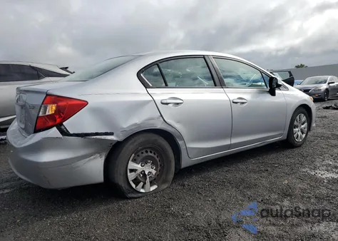 2012 Honda Civic Lx from USA, damaged, VIN 19XFB2F55CE104286